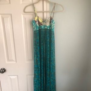 Maaji maxi cover up with front slit L